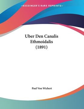 portada Uber Den Canalis Ethmoidalis (1891) (en Alemán)
