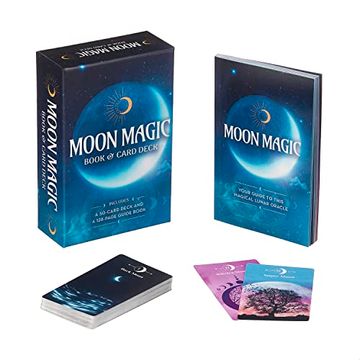 portada Moon Magic Book & Card Deck: Includes a 50-Card Deck and a 128-Page Guide Book (Sirius Oracle Kits) (in English)