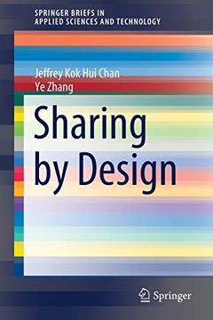 portada Sharing by Design (Springerbriefs in Applied Sciences and Technology) (en Inglés)
