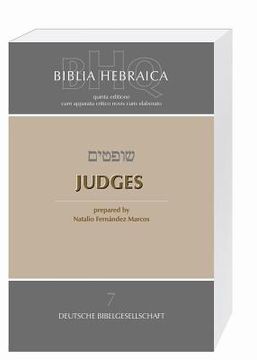 portada biblia hebraica quinta (bhq) judges