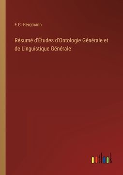 portada Résumé d'Études d'Ontologie Générale et de Linguistique Générale (en Francés)