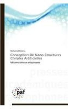 portada Conception De Nano-Structures Chirales Artificielles