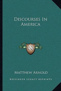 portada discourses in america (in English)