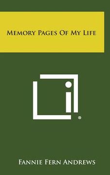 portada Memory Pages of My Life (in English)