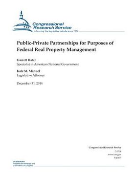 portada Public-Private Partnerships for Purposes of Federal Real Property Management (en Inglés)