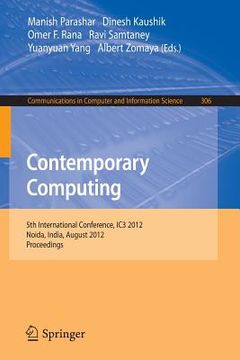 portada contemporary computing: 5th international conference, ic3 2012, noida, india, august 6-8, 2012. proceedings (en Inglés)