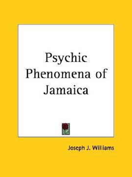portada psychic phenomena of jamaica (en Inglés)