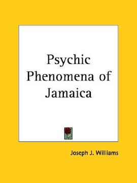 portada psychic phenomena of jamaica (in English)