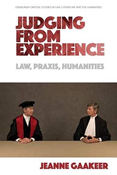 portada Judging from Experience: Law, Praxis, Humanities (in English)