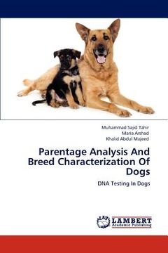 portada parentage analysis and breed characterization of dogs (in English)