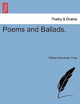 portada poems and ballads. (en Inglés)