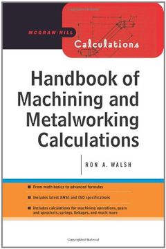 portada Handbook of Machining and Metalworking Calculations (en Inglés)