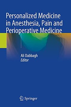 portada Personalized Medicine in Anesthesia, Pain and Perioperative Medicine (en Inglés)