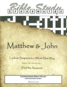 portada Crosswords Bible Study: Matthew and John Participant Book (en Inglés)