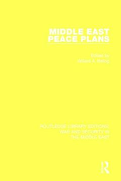 portada Middle East Peace Plans (en Inglés)