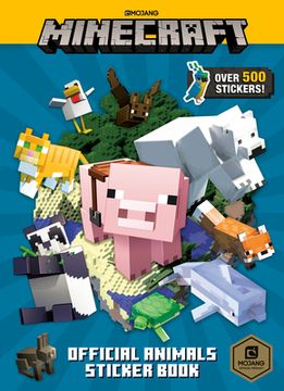 portada Minecraft Official Animals Sticker Book (Minecraft) (en Inglés)