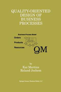 portada quality-oriented design of business processes (in English)