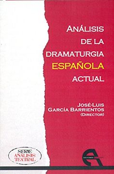 portada Análisis de la dramaturgia española actual (Crítica)