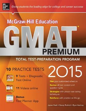 portada McGraw-Hill Education GMAT Premium, 2015 Edition