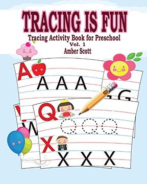 portada Tracing Is Fun (Tracing Activity Book for Preschool) Vol. 1 (en Inglés)