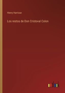 portada Los restos de Don Cristoval Colon