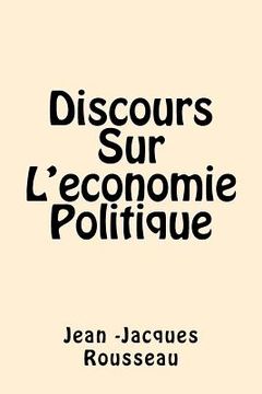 portada Discours Sur L'economie Politique