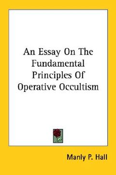 portada an essay on the fundamental principles of operative occultism (en Inglés)