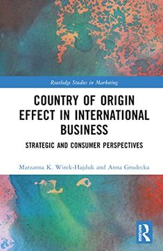 portada Country-Of-Origin Effect in International Business (Routledge Studies in Marketing) (in English)