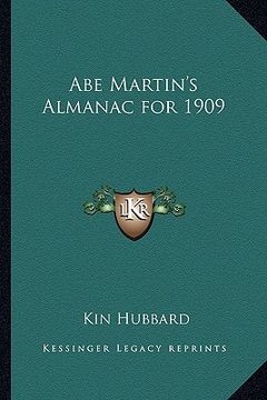 portada abe martin's almanac for 1909 (en Inglés)