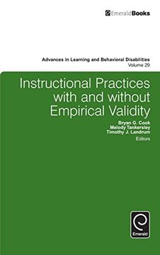 portada Instructional Practices With and Without Empirical Validity (Advances in Learning and Behavioral Disabilities) (en Inglés)