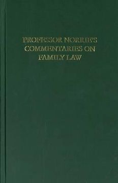 portada Professor Norrie's Commentaries on Family Law (en Inglés)
