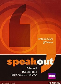 portada Speakout Advanced Students' Book Etext Access Card With dvd (in English)