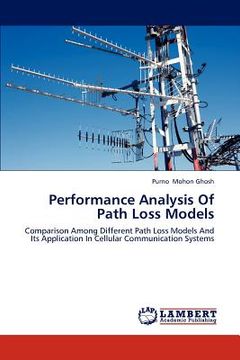 portada performance analysis of path loss models (en Inglés)
