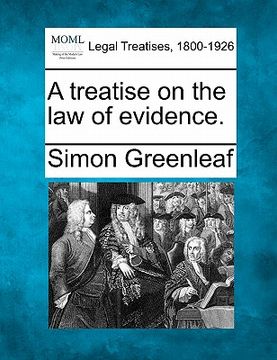 portada a treatise on the law of evidence. (en Inglés)