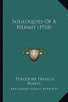 portada soliloquies of a hermit (1918) (in English)