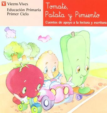 portada Tomate, Patata y Pimiento - 1b0 Ciclo egb Rojo