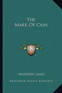 portada the mark of cain (en Inglés)