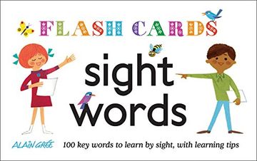 portada Sight Words - Flash Cards: 100 Key Words to Learn by Sight, with Learning Tips