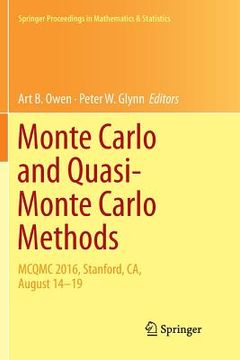 portada Monte Carlo and Quasi-Monte Carlo Methods: McQmc 2016, Stanford, Ca, August 14-19 (en Inglés)