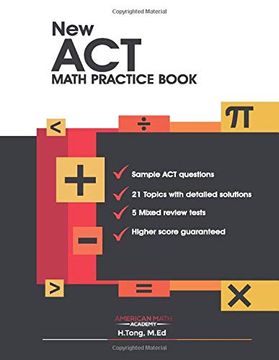 portada New act Math Practice Book (en Inglés)
