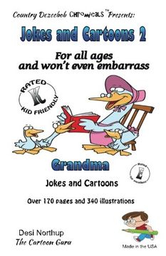 portada Jokes and Cartoons 2 -- for All Ages and won't even embarrass Grandma: in Black + White