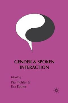 portada Gender and Spoken Interaction (en Inglés)