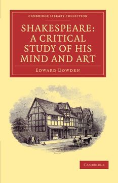 portada Shakespeare: A Critical Study of his Mind and art Paperback (Cambridge Library Collection - Shakespeare and Renaissance Drama) (en Inglés)
