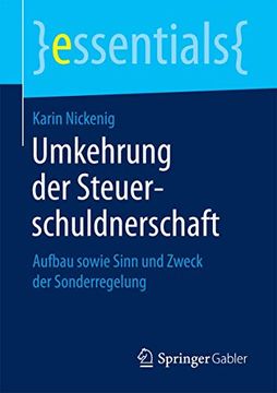 portada Umkehrung der Steuerschuldnerschaft: Aufbau Sowie Sinn und Zweck der Sonderregelung