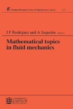 portada mathematical topics in fluid mechanics