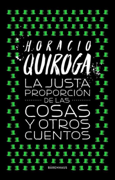 portada La Justa Proporcion de las Cosas y Otros Cuentos (in Spanish)