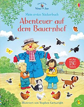portada Nina und jan - Mein Erstes Stickerbuch: Abenteuer auf dem Bauernhof (en Alemán)