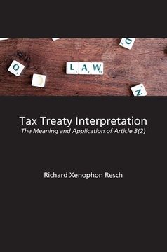portada Tax Treaty Interpretation: The Meaning and Application of Article 3(2) (en Inglés)