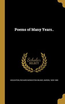 portada Poems of Many Years.. (in English)