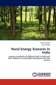 portada rural energy scenario in india (en Inglés)
